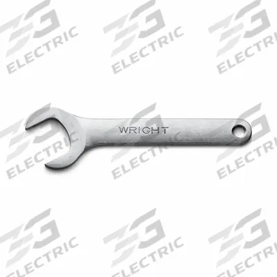 WRIGHT TOOL Open End Wrench: Steel, Satin, 40 mm Head Size, 8 1/16 in Overall Lg - SAE, Single End, Open End Service Wrenches