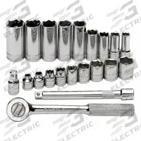SK PROFESSIONAL TOOLS Socket Wrench Set: 3/8 in Drive, 21 Piece, 6-Point, SAE, 1/4 in to 7/8 in (MPN 4521). Key specifications — attr1224269: 3/8 in; attr1204638: Drive Tools Included; attr1204650: 1/4 in to 7/8 in; attr1204658: 7.6 in Fixed, Round Head Ratchet; attr1204673: Socket Bits Not Included; attr1204681: Wrenches Not Included; attr1204688: SK PROFESSIONAL TOOLS; attr1224230: Friction.