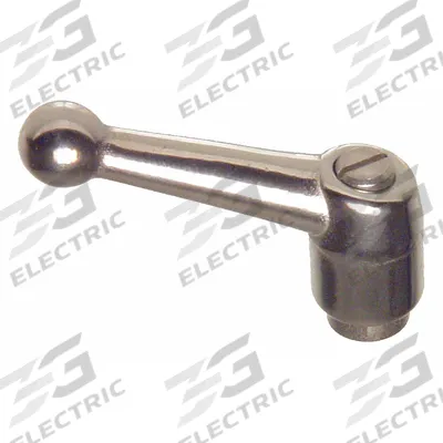 APPROVED VENDOR Adjustable Handle: SS, M8 - Corrosion-Resistant Ball-Style Adjustable Handles with Threaded Hole