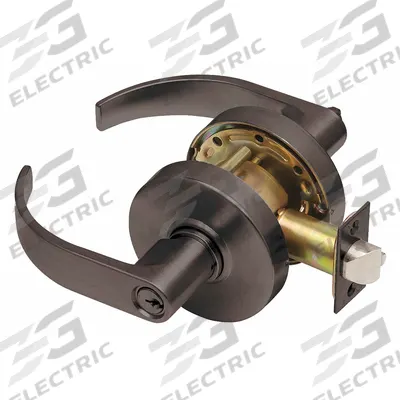 DEXTER Door Lockset: Office Lever Locksets, Bronze, ADA Compliant