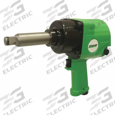 SPEEDAIRE Air Impact Wrench: Full-Size, 3/4 in Drive, Pistol-Grip, Square - Pistol-Grip Air-Powered Impact Wrenches with Extended Anvils