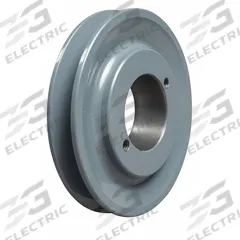 APPROVED VENDOR V-Belt Pulley: BK62, 1 Groove, 5.95 in OD, Bushed Bore, H/QT, Cast Iron. Key specifications — Pulley Industry Number: BK62; Pitch Diameter: 5.6 in (5L, B); For Belt Section (broad, with similar types): 4L, A, or AX.