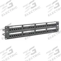 HUBBELL PREMISE WIRING Patch Panel: Flat, 2 Rack Units, 48 Ports, 6, IDC, 4-Pr PoE (4PPOE), Steel (MPN HP648). Key specifications — Brand: HUBBELL PREMISE WIRING; Compatible Cable Performance Category: 6; Material: Steel; _Access Type: Rear Access; _Port Labeling: Front Numbered; _Power Over Ethernet: 4-Pair PoE (4PPOE); _Rear Termination: IDC; _Series: NextSpeed.