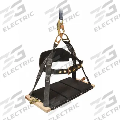 FALLTECH Bosun Chair: Seat Padding, 425 lb Wt Capacity, With Belt, L Body Belt Size - Bosun's Chairs