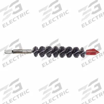 GOODWAY Tube Brush: Quick Connection, Nylon, 11/16 in to 3/4 in, Quick Connect Male - Brushes for Heat Exchanger Cleaning Equipment