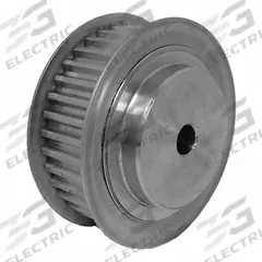 DAYTON Timing Pulley: Trapezoidal, Plain, For T5 Timing Belt Section, For 16 mm Belt Wd, 36 Teeth (MPN 27T5/36-2). Key specifications — Brand: DAYTON; Tooth Profile: Trapezoidal; Finish: Plain.