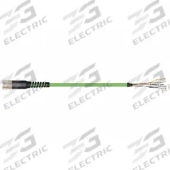 READYCABLE Feedback Cable: Basic Cable, 20 ft Lg, For Allen-Bradley, Similar To i2090-CFBM7DF-CEAFxx (MPN MAT9841774-20). Key specifications — Cable Jacket Color: Green; Conductor Configuration: (12xAWG26 (0.14))+(2xAWG26 (0.14))+(2xAWG22 (0.34))+(2xAWG16 (1.5)); Brand: READYCABLE; Cable Jacket Material: PUR.