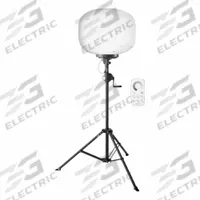 E-Z UP LED Balloon Light: 42,000 lm Max Brightness, LED, 4 Brightness Levels, 1 Lamp Heads, IP65 (MPN SZBLK300W). Key specifications — Frame Color: Black; Lighting Technology: LED; Operating Voltage: 110 to 240V AC; Brand: E-Z UP.