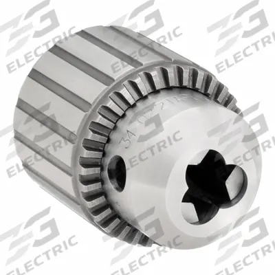 JACOBS Drill Chuck: JT2, 3/64 in to 1/2 in Capacity - Taper-Mount Keyed Drill Chucks
