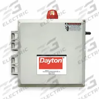 DAYTON Pump Control Panel: Duplex, Single Phase, 120/208/240V AC, 0 to 20 A, Tether Float, 4X, 122 (MPN 2PZG6). Key specifications — Current: 0 to 20 A; Rated Voltage: 120/208/240V AC; Alert Output: Audio; Intrinsic Safety: Not Specified Intrinsically Safe; Includes Reversing: Non-Reversing; Dosing Schedule: Demand Dose; Brand: DAYTON.