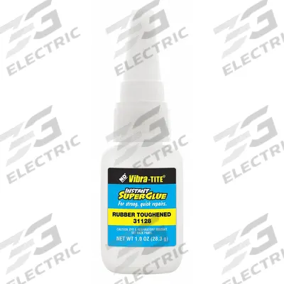 VIBRA-TITE Instant Adhesive: 311, Gen Purpose, 1 fl oz, Bottle, Clear, Thick Liquid - General Purpose Instant Adhesives