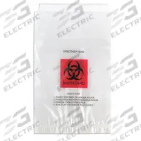 Specimen Transfer Bag: LDPE, Biohazard, 1.75 mil Thick, Clear, 10 in Overall Ht, 4060, 1,000 PK. Key specifications — Brand: MEDEGEN MEDICAL PRODUCTS; Closure Type: Adhesive; Product Type: Specimen Transport Bag; Manufacturer Part Number: 4060; Color: Clear; Display Sell UOM: PK; Legend: Biohazard.