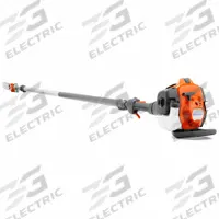HUSQVARNA Gas Powered Pole Saw: 12 in Blade Lg, 7 ft to 13 3/16 ft Reach, Includes: Tool Only (MPN 525PT5S TELESCOPIC P/S). Key specifications — Engine Cycle: 2-Cycle; Product Type: Gas-Powered Pole Saw; Manufacturer Part Number: 525PT5S TELESCOPIC P/S; Interchangeable Head: No.
