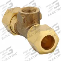 APPROVED VENDOR Compression Tee Fitting: 5/8 in OD x 5/8 in OD x 1/8 in Pipe Fitting Size, Brass (MPN 700078-1002). Key specifications — Brand: APPROVED VENDOR.