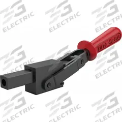 DE-STA-CO Straight Line Clamp: Solid Base Mounting, Std Horizontal Handle, 1.96 in Arm Lg, 1/2-13 (MPN 5150-B). Key specifications — Plunger Thread: 1/2-13; Recommended Spindle Model No.: 325203; Brand: DE-STA-CO.