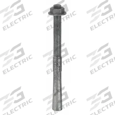 MKT FASTENING Wedge Anchor: 8 1/2 in Overall Lg, 5/8 in Dia, 5/8"-11 Thread Size, Steel - Steel Wedge Anchors