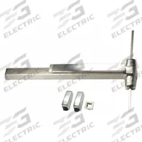 VON DUPRIN Exit Device: 3 ft Max Door Wd, Stainless Steel (MPN 9827EO 3 32D). Key specifications — Product Type: Exit Device; Brand: VON DUPRIN; Exit Device Type: Surface Vertical Rod; Exit Bar Style: Touchbar; ADA Compliant: Yes.