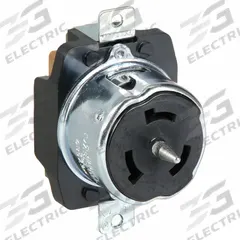 HUBBELL Locking Receptacle: Non-NEMA, Black, 480V AC, 50 A Current Rating, 3 Poles, 4 Wires (MPN CS8169). Key specifications — Brand: HUBBELL.