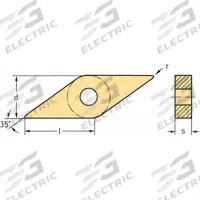 WALTER Diamond Turning Insert: VNMG332-MK5 WKK20S, VNMG160408-MK5 WKK20S (MPN 6150787). Key specifications — attr257732: VNMG332-MK5 WKK20S; attr257733: VNMG160408-MK5 WKK20S.