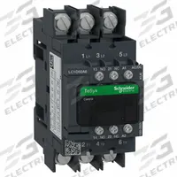 SCHNEIDER ELECTRIC IEC Contactor: Non-Reversing, 3 Poles, 3NO Contacts, 50 A, 120V AC/240V AC Coil (MPN LC1D50A6KUE). Key specifications — Brand: SCHNEIDER; Integrated Surge Suppression: Yes.