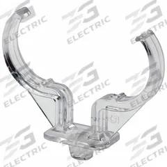 LEVITON Lampholder: Lamp Support Clip, 4-Pin (2G11), Horizontal Mounting Orientation, Clear (MPN 23452-H). Key specifications — Bulb Base Type: 4-Pin (2G11); Product Type: Lamp Support Clip; Brand: LEVITON; Color: Clear; Features: Horizontal Mounting Orientation.