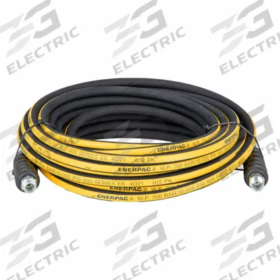 ENERPAC Hydraulic Hose: 1/4 in ID, NPTF x NPTF, 50 ft Lg, 3/8 in x 3/8 in Fitting Size - Enerpac H900 Flexible Hydraulic Hose Assemblies