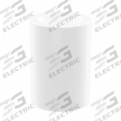 OILITE Sleeve Bearing: PTFE, 5/16 in Bore, 7/16 in OD, 5/8 in Overall Lg, White - Chemical- & Heat-Resistant Plastic Sleeve Bearings