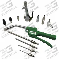 SPEEDAIRE Air Gun Kit: Pistol-Grip Grip, Aluminum/Plastic, 1/4 in Female NPT, 10 Nozzle(s), Straight (MPN 52CF84). Key specifications — attr1328526: Aluminum; attr1328500: Rubber Tip; attr1328508: SPEEDAIRE; attr1328515: No; attr1328533: No.