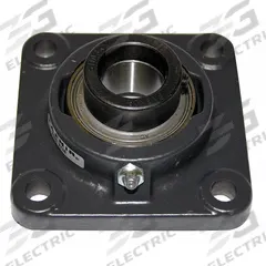 TIMKEN 4 Bolt Flange Bearing: Radial Ball, 2 in Bore, Cast Iron, Eccentric Collar, 5 5/8 in Lg (MPN VCJ 2S). Key specifications — Bore Type: Cylindrical; Brand: TIMKEN; Lubricant Material: NLGI #2 Equivalent; Mounting Bolt Size: 5/8 in; System of Measurement: Inch.