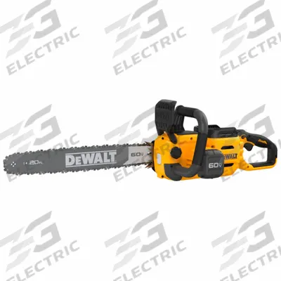 DEWALT Battery-Powered Chainsaw: 20 in Bar Lg, Rear Handle, Auto Chain Oiler, 60 V - Battery-Powered Chainsaws