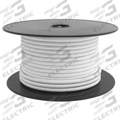 APPROVED VENDOR Primary Automotive Wire: SXL, 100 ft, 1 Conductor, 18 AWG, White, 50 V Volt (MPN 5ZLN8). Key specifications — Brand: APPROVED VENDOR.