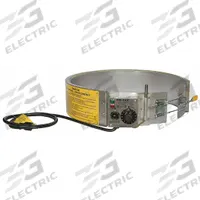 APPROVED VENDOR Drum Heater: 115V AC, 1,920 W Watts, 60°F to 250°F, Drums, For 30 gal Drum Capacity (MPN TRX30L115). Key specifications — Brand: APPROVED VENDOR; For Container Type: Drums; Environment: Indoor; Current Rating: 16 A.