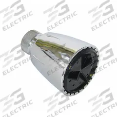 KISSLER Fixed Showerhead: Rainflurry, 2 gpm Fixed Showerhead Flow Rate, Plastic, Chrome Finish (MPN 76-0015). Key specifications — Series: Rainflurry.