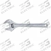 PROTO Adjustable Wrench: Alloy Steel, Chrome, 15 5/32 in Overall Lg, 2 1/16 in Jaw Capacity (MPN J715B). Key specifications — attr309359: Chrome; attr324924: PROTO; attr309358: Alloy Steel.