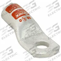QUICKCABLE Wire Connector: Heavy Wall Lug, Crimp/Lug, Tin Plated Copper, 2/0 ga, Orange, Straight (MPN 6420-525-001F). Key specifications — attr176858: Straight; attr176857: Yes; attr176856: Heavy Wall Lug; attr160377: Tin Plated Copper; attr160378: 2/0 ga; attr520119: 3/8 in; attr160375: Orange; attr160370: QUICKCABLE.