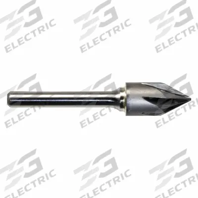 CLEVELAND Countersink: 60°, 6 Flute, 3/16 in Body Dia, 3/16 in Shank - Smooth-Finish Six-Flute Countersinks