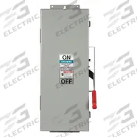 SIEMENS Safety Switch: Non-Fusible, 30 A, Three Phase, 600V AC, Galvanized Steel, Indoor (MPN HNF661J). Key specifications — attr867131: SIEMENS.