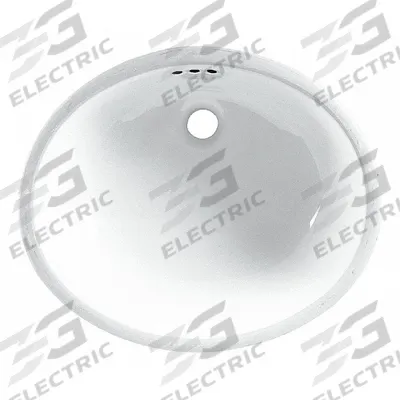 AMERICAN STANDARD Bathroom Sink: White, Vitreous China, 19 1/4 in Overall Lg - Undermount Bathroom Sinks without Faucets