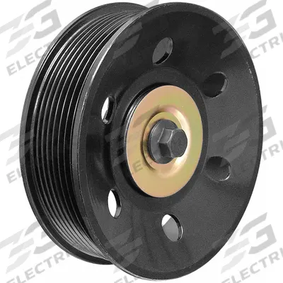DAYCO Idler Pulley: Idler Pulley, 89168, Serpentine, 8PK Compatible Belt Trade Size - Ribbed V-Belt Idler Pulleys for Vehicles