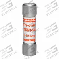 MERSEN Fuse: TRM Series, Midget, Time-Delay, 1.25 A, 250 V AC, 13/32 in x 1 1/2 in, Non-Indicating (MPN TRM1-1/4). Key specifications — Series: TRM; Brand: MERSEN.
