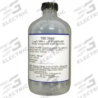 YSI Calibration Solution - Ammonium Standard: Lab, 500 mL Volume, 100 mg/L, 3843, 1. Key specifications — Brand: YSI; Chemical Grade: Lab; Concentration: 100 mg/L; Manufacturer Part Number: 3843; Product Type: Calibration Solution - Ammonium Standard.
