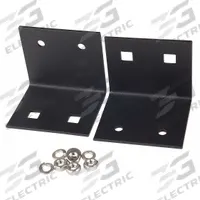 FEDERAL SIGNAL Bracket Kit: Bracket Kit, Black, Steel, 3 in Lg, 3 in Ht, 3 in Wd (MPN 320350). Key specifications — Color: Black; Brand: FEDERAL SIGNAL; Material: Steel; Product Type: Bracket Kit.