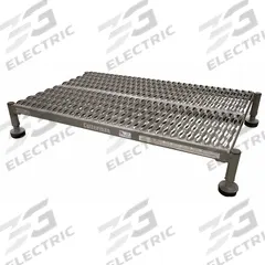 COTTERMAN Work Platform: 15 in Platform Ht - Max, 24 in Platform Wd, 96 in Platform Dp, Steel, 15 in (MPN 1AWP2496A3 A10-15 B8 C1 P6). Key specifications — Brand: COTTERMAN; Color: Gray.