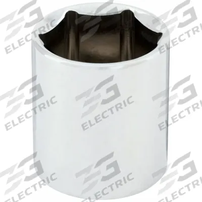 WESTWARD Socket: SAE, 1/2 in Drive Size, 1 1/16 in Socket Size, 6-Point, Std, Chrome - 1/2" Drive Hand Sockets