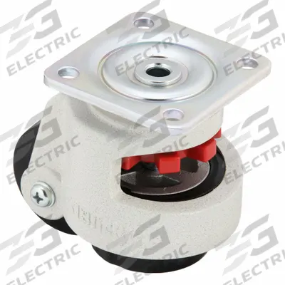 APPROVED VENDOR Plate Caster: 2 13/16 in Wheel Dia, 4 13/16 in Mounting Ht, Swivel, 1,655 lb Load Capacity - General Purpose Leveling Plate Casters