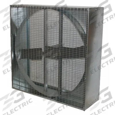 Dayton Agricultural Exhaust Fan: Direct Drive, 48 in Blade, 1 hp, Totally Enclosed Air Over - Box Exhaust Fans with Motor