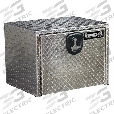 BUYERS PRODUCTS Underbody Truck Box: Underbody Truck Box, Single Drop-Down Door Door, Silver - Single Drop-Down Door Boxes