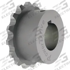 POWER DRIVE Chain Coupling Sprocket: 40, Steel, 1 1/4 in Bore Dia, 1/4 in x 1/8 in Keyway Size (MPN C4016X 1-1/4). Key specifications — attr673435: Round Keyed; attr673438: 40; attr673457: Steel; attr85393: POWER DRIVE.