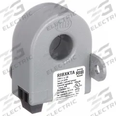 RIB Adjustable Current Sensing Relay: Surface Mounted, 0.8 A Current Rating, 30V AC/DC, Pin (MPN RIBXKTA). Key specifications — Adjustment Method: Switch; Electrical Connection: Terminal Strip; Monitored Parameters: Undercurrent; Mounting Style: Surface; Status Indicator: No Indicator; Trip Point: 0.05 to 10 A; Trip Point Type: Adjustable; Brand: RIB.