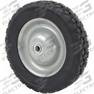 APPROVED VENDOR Semi-Pneumatic Wheel: 6 in Wheel Dia., 3 5/8 in Wheel Wd, Rubber - Semipneumatic Wheels
